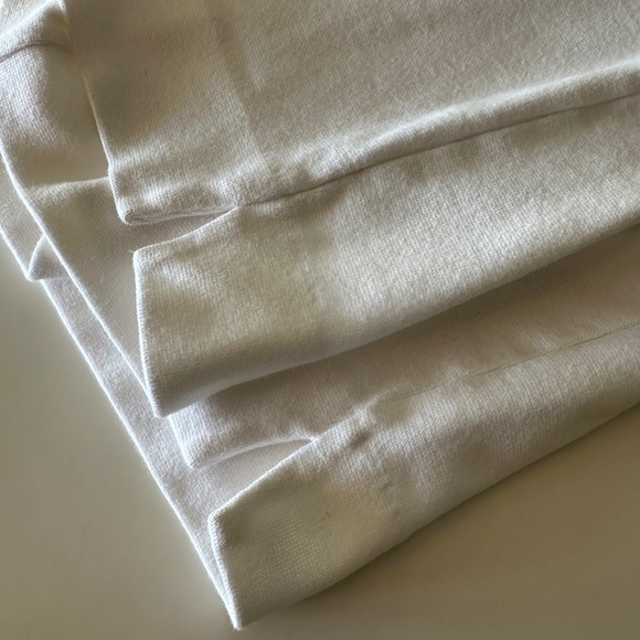 Joan Vass White Cotton/Spandex Pants Size 3-New Condition - Picture 6 of 8